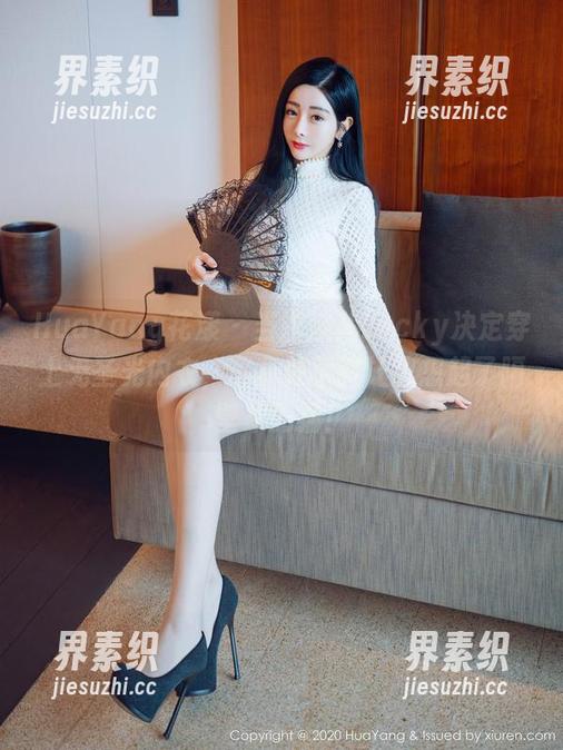HuaYang花漾-唐婉儿Lucky HuaYang花漾 - 当唐婉儿Lucky决定穿上无圣光内衣,写真效果竟让我想起了隔壁家的猫!