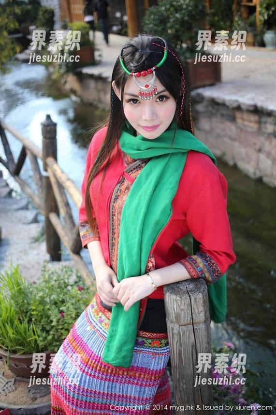 MyGirl美媛馆 - 许诺Sabrina的少女写真：照片里那个调皮的影子