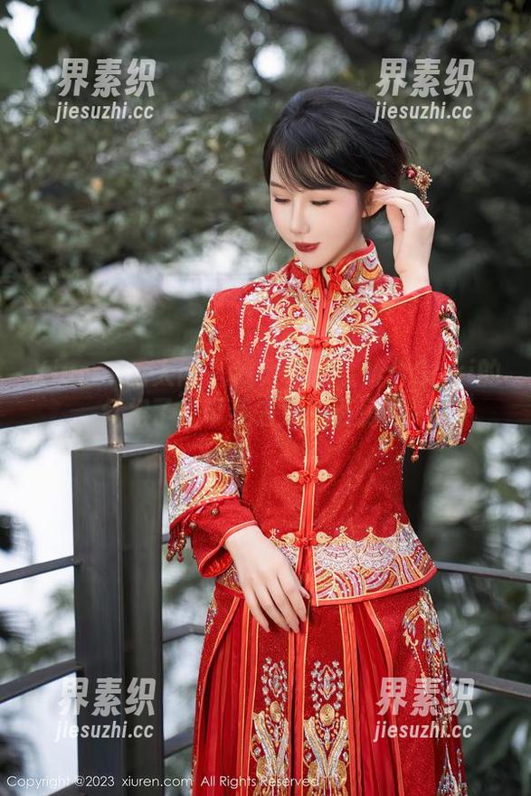 Xiuren秀人网 - 我太喜欢金妍兮Saki的红裙了，带我去她的私房吧！